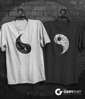T-shirt Couple Yin Yang - T-shirt couple