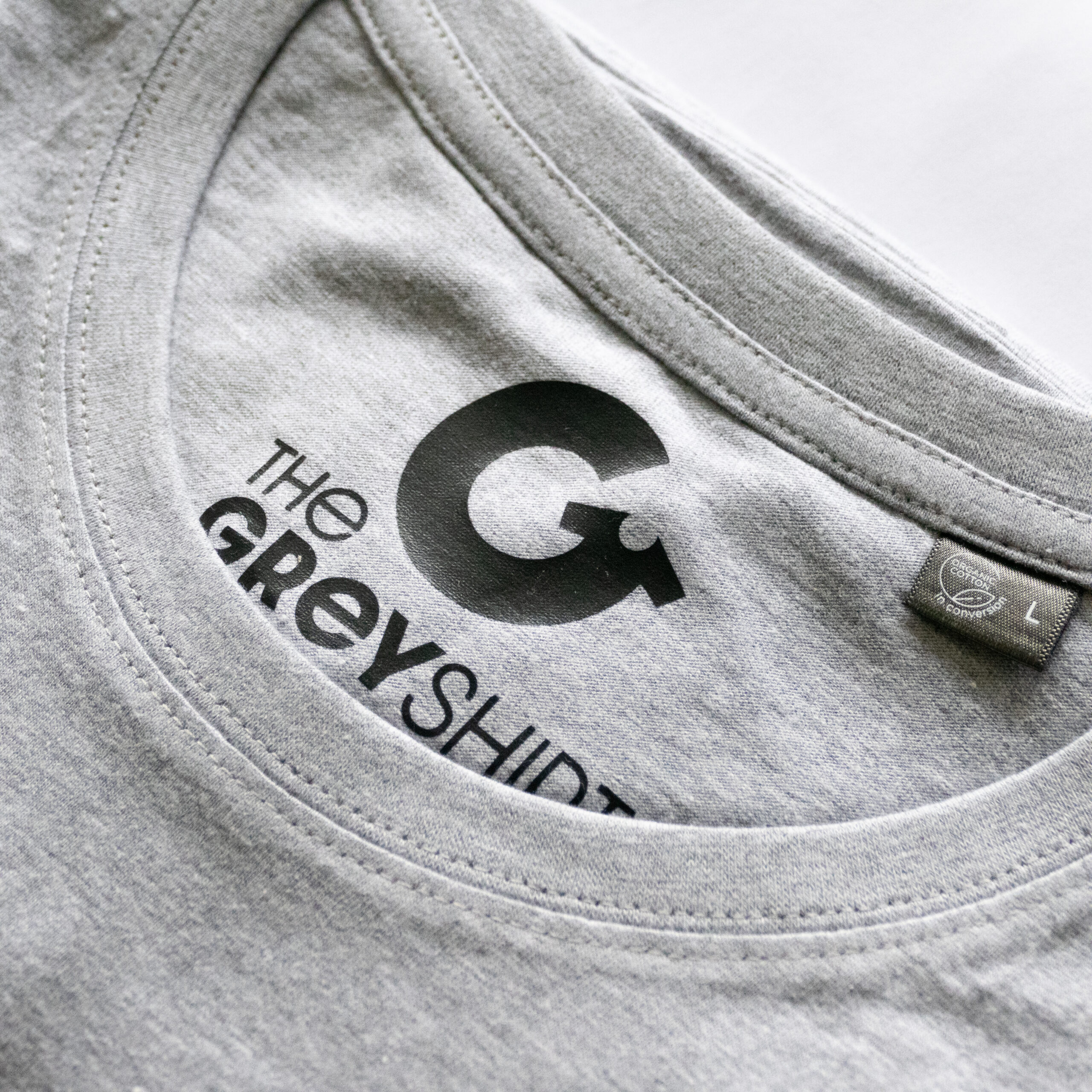 Encolure T-shirt Oxford Grey