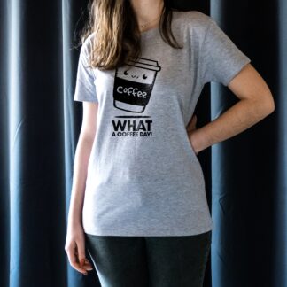 t-shirt café femme lundi