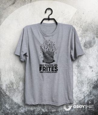 T-Shirt - Frites gris