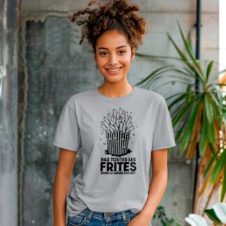 T-Shirt - Frites gris